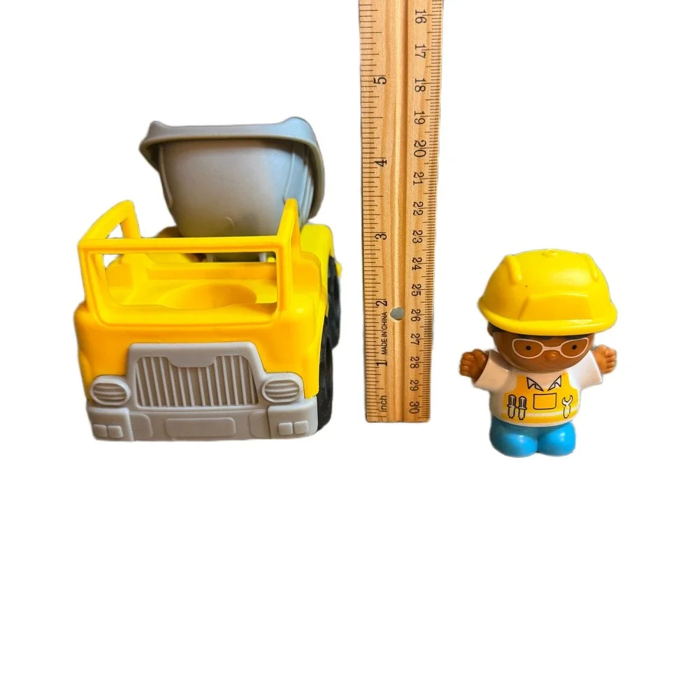 Playgo Mini Wheels Yellow Construction Worker Dump Truck with Driver Figure
